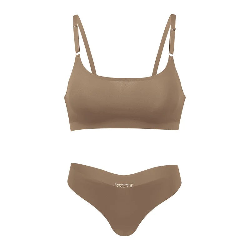 Ultra-Thin Ice Silk Seamless Wireless Bra | Invisible Comfort Sleep Lingerie