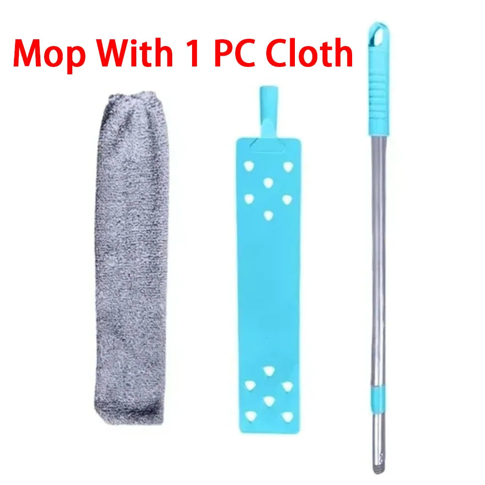 Extendable Microfiber Gap Duster | Telescopic Long Handle Brush for Under Appliances & High Ceilings