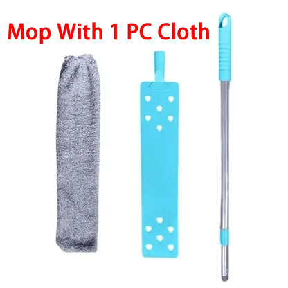 Extendable Microfiber Gap Duster | Telescopic Long Handle Brush for Under Appliances & High Ceilings