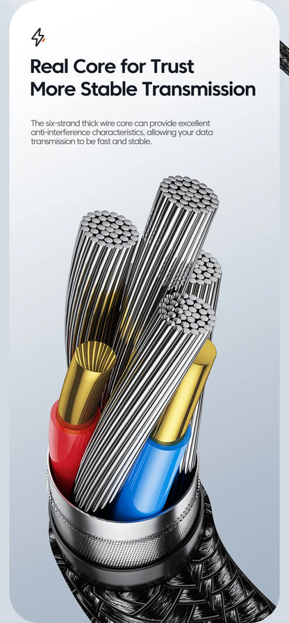 Toocki 100W USB-C to USB-C Fast Charging Cable | PD 3.0 & QC 4.0