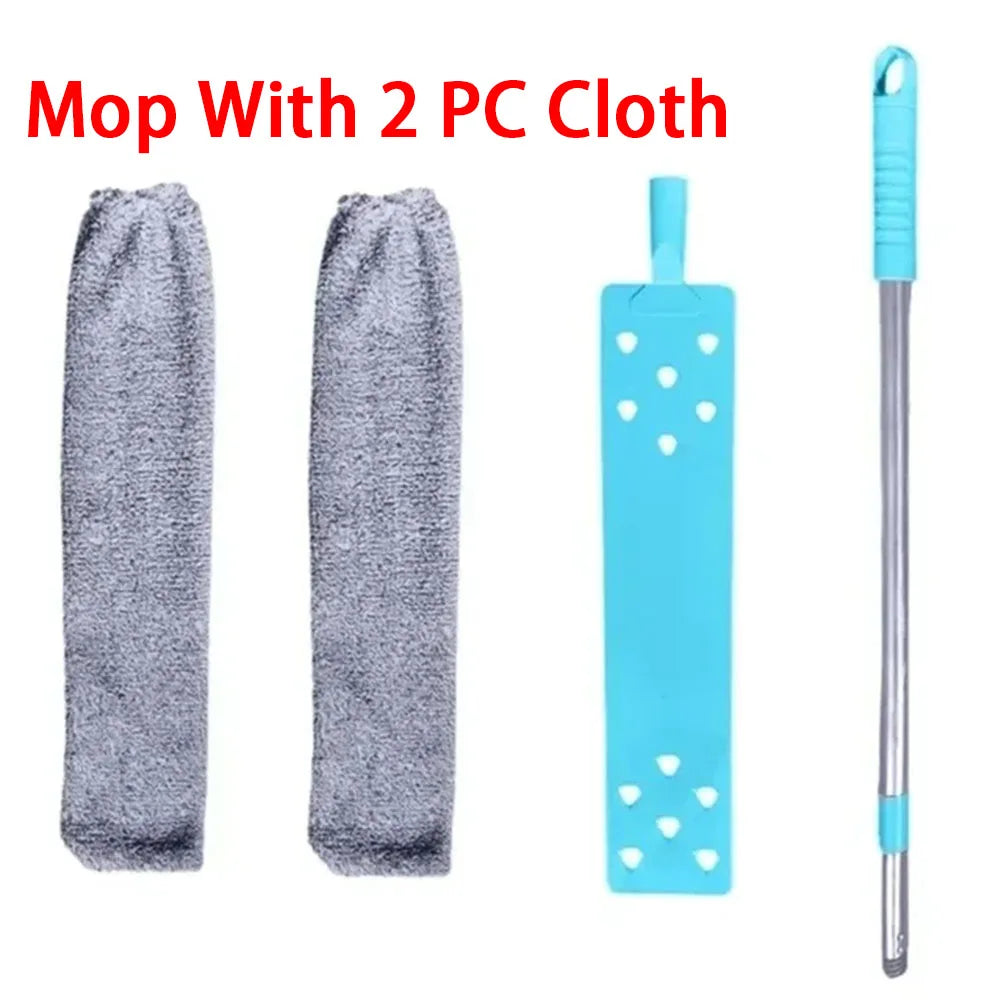 Extendable Microfiber Gap Duster | Telescopic Long Handle Brush for Under Appliances & High Ceilings