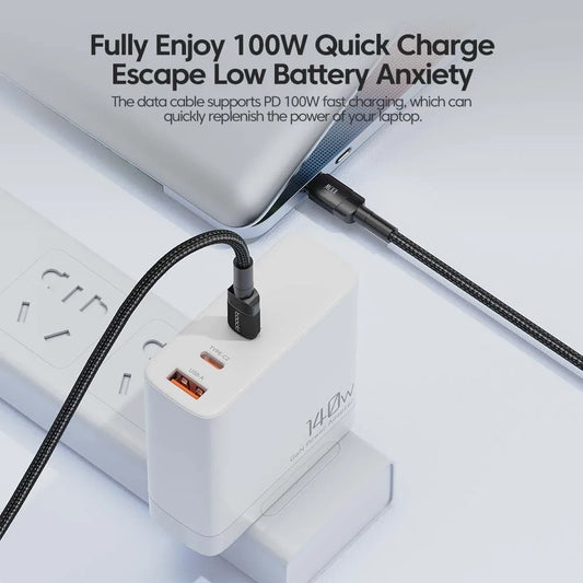 Toocki 100W USB-C to USB-C Fast Charging Cable | PD 3.0 & QC 4.0