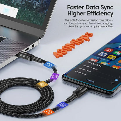 Toocki 100W USB-C to USB-C Fast Charging Cable | PD 3.0 & QC 4.0