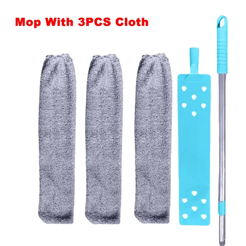Extendable Microfiber Gap Duster | Telescopic Long Handle Brush for Under Appliances & High Ceilings