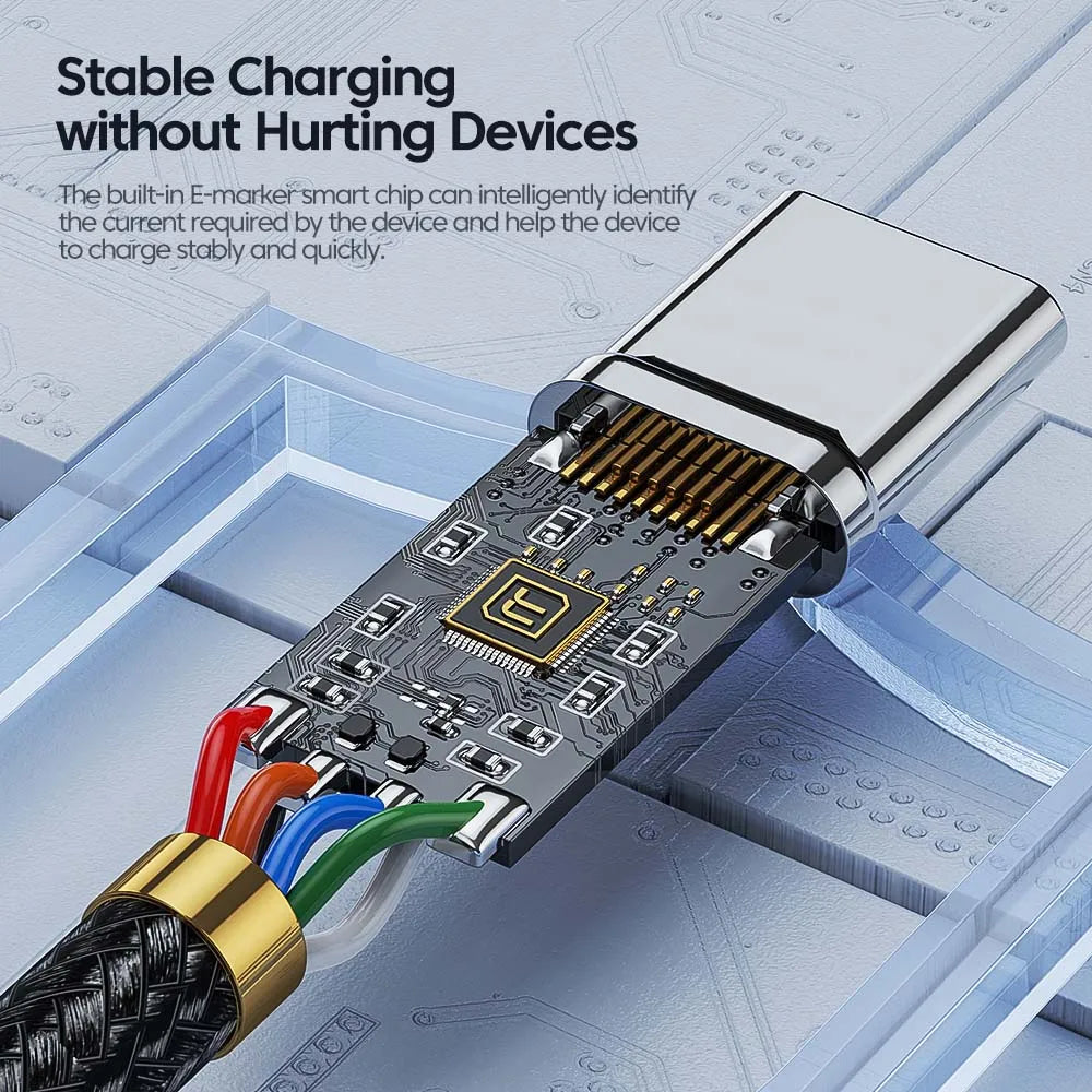 Toocki 100W USB-C to USB-C Fast Charging Cable | PD 3.0 & QC 4.0