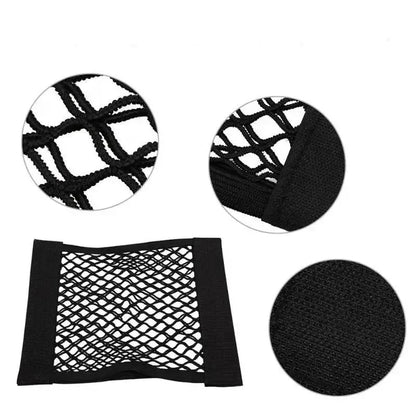 Universal Car Mesh Storage Net | Elastic Trunk & Seat Back Organizer