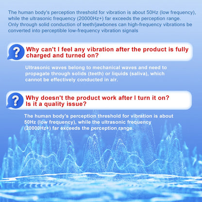 ProHome™ Ultrasonic Tooth Cleaner: Electric Plaque & Tartar Remover with LED Light